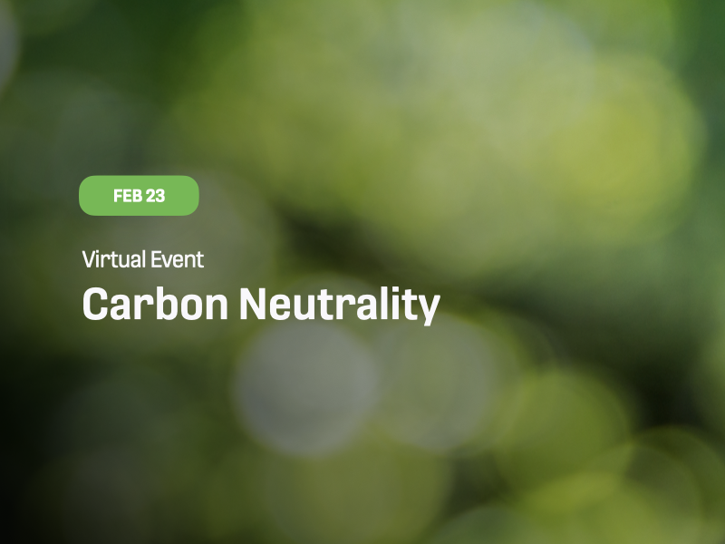 Carbon Neutrality Carbon Neutrality