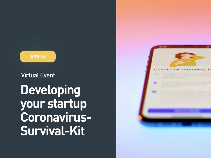 Developing your startup Coronavirus-Survival-Kit