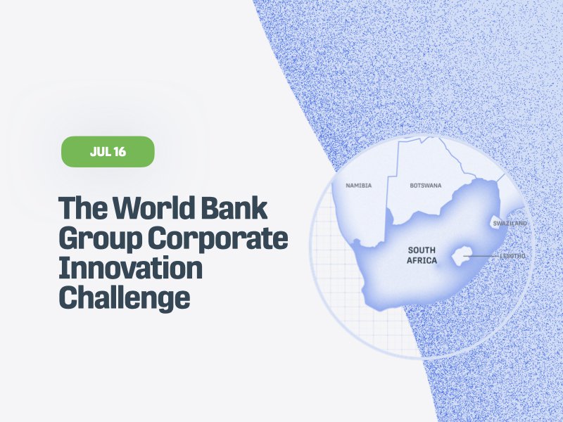 The World Bank Group Corporate Innovation Challenge