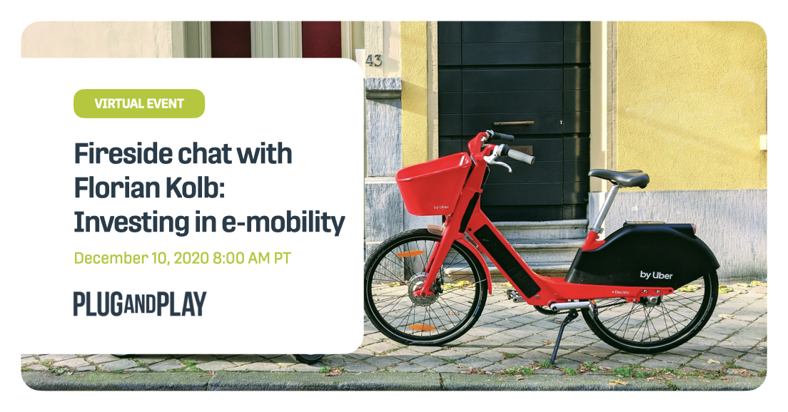 Fireside chat with Florian Kolb: Investing in e-mobility Fireside chat with Florian Kolb: Investing in e-mobility