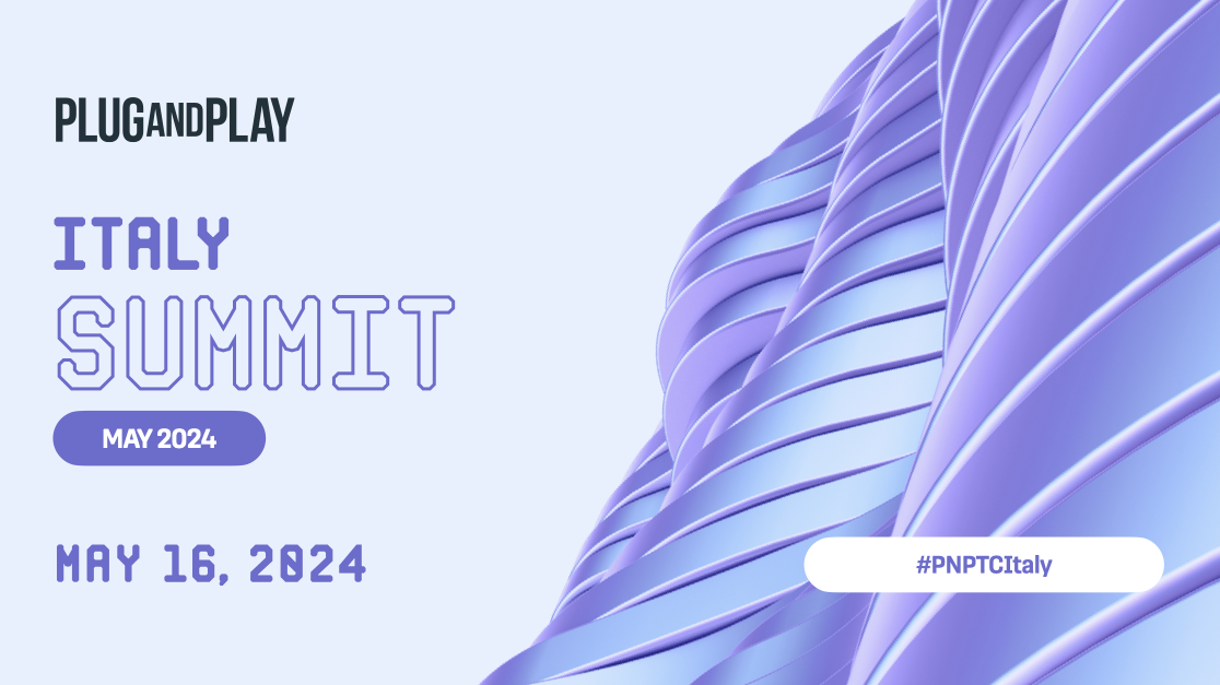 Plug and Play Italy Summit 2024 Plug and Play Events Plug and Play