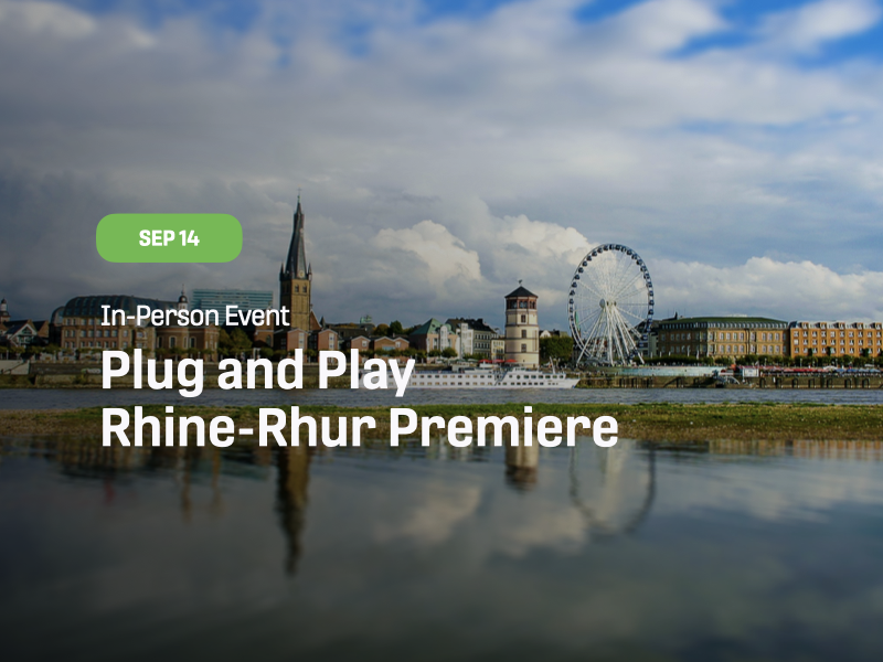 Plug and Play RhineRuhr Premiere Plug and Play Events Plug and