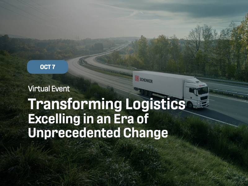 Transforming Logistics Transforming Logistics